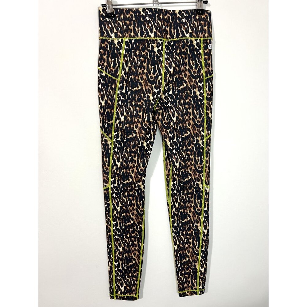Revolve All Access Lime Green/Leopard Print Front… - image 3